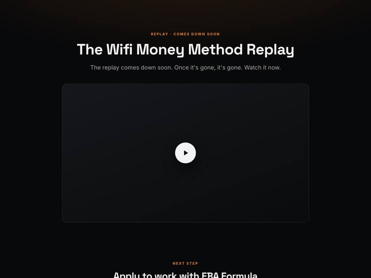 Replay + application preview